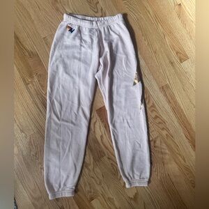 Aviator Nation bolt joggers - blush pink